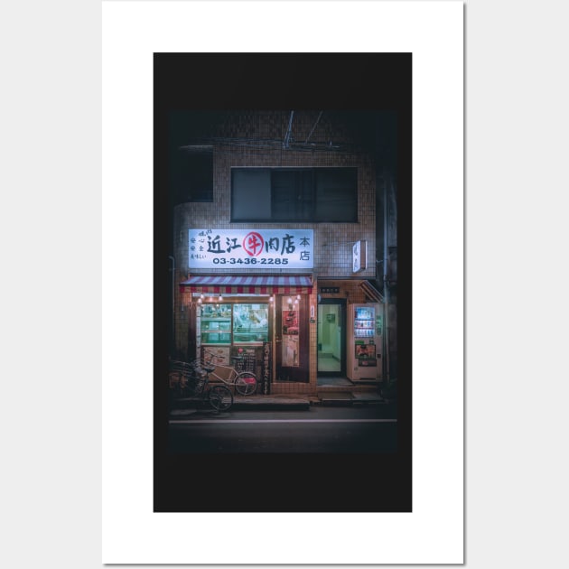 Neo Tokyo - Small Izakaya in the back street of Tokyo Wall Art by TokyoLuv